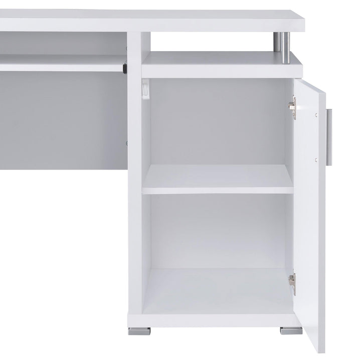 Coaster Furniture 800108 Tracy 55-inch 2-drawer Office Computer Desk White