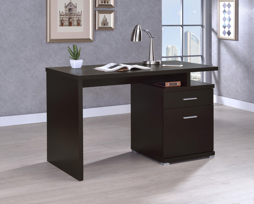 Coaster Furniture 800109 Irving 47-inch 2-drawer Office Computer Desk Cappuccino