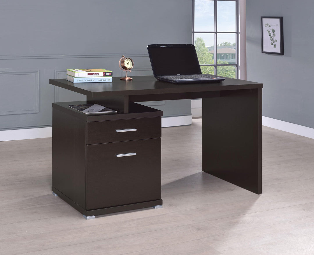 Coaster Furniture 800109 Irving 47-inch 2-drawer Office Computer Desk Cappuccino