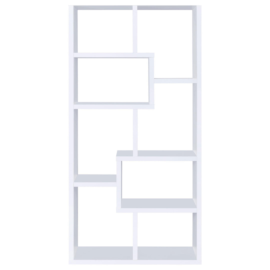 Coaster Furniture 800136 Theo 71-inch 7-shelf Bookshelf White