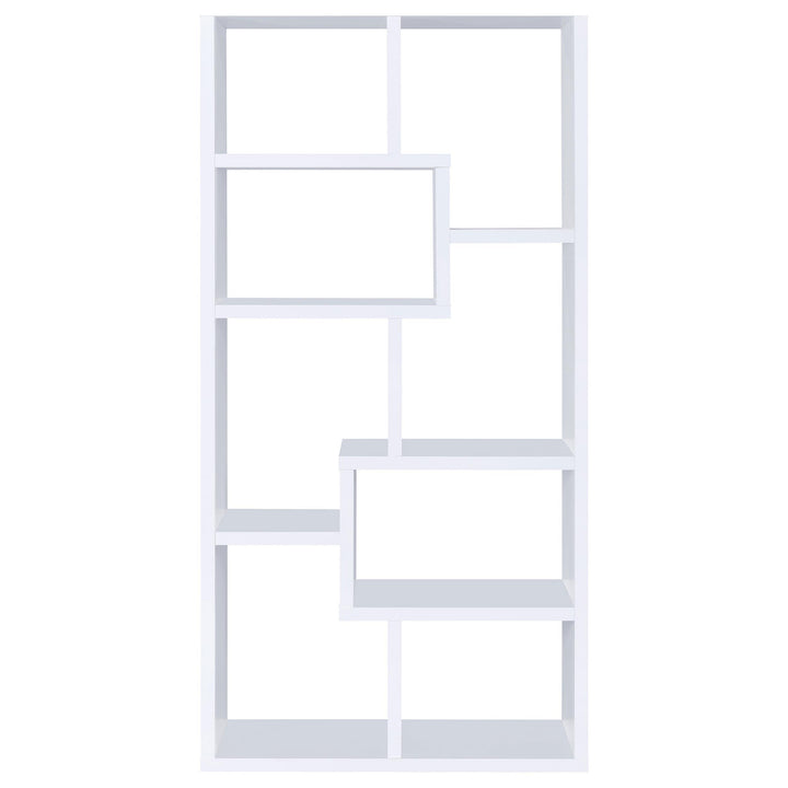 Coaster Furniture 800136 Theo 71-inch 7-shelf Bookshelf White