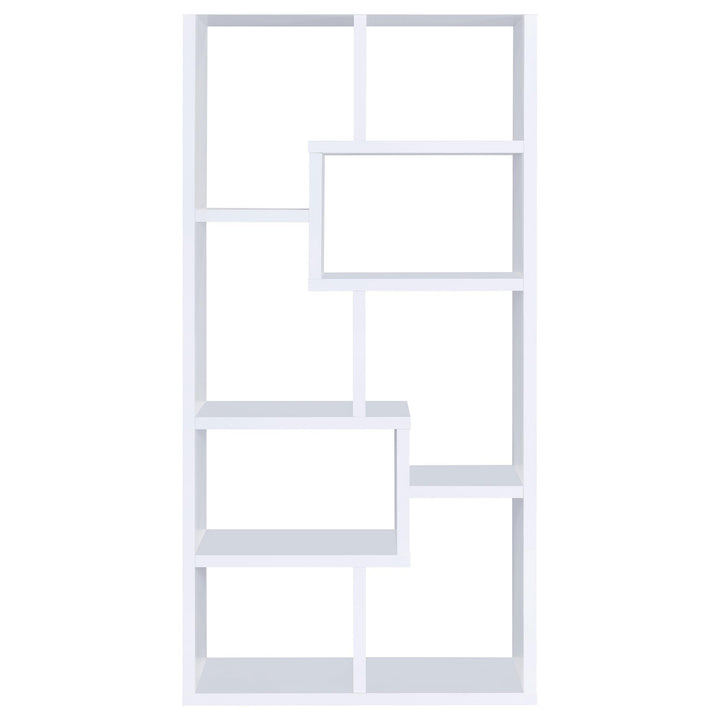 Coaster Furniture 800136 Theo 71-inch 7-shelf Bookshelf White