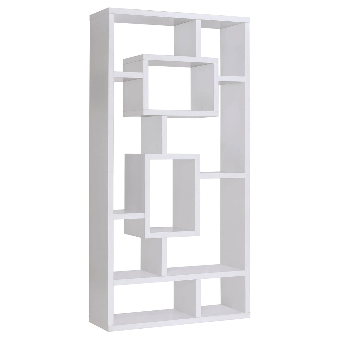Coaster Furniture 800157 Corey 71-inch 8-shelf Bookshelf White