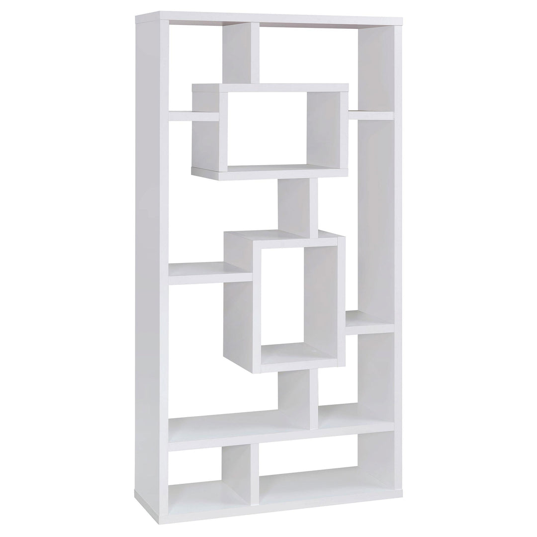 Coaster Furniture 800157 Corey 71-inch 8-shelf Bookshelf White
