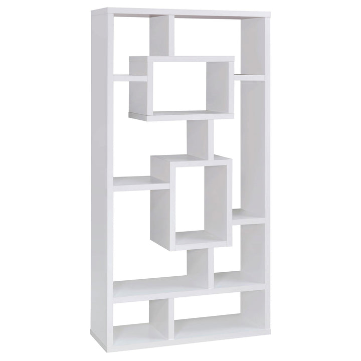 Coaster Furniture 800157 Corey 71-inch 8-shelf Bookshelf White