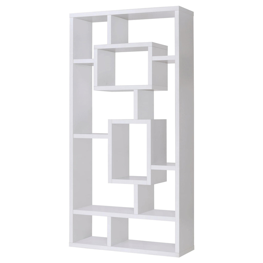 Coaster Furniture 800157 Corey 71-inch 8-shelf Bookshelf White