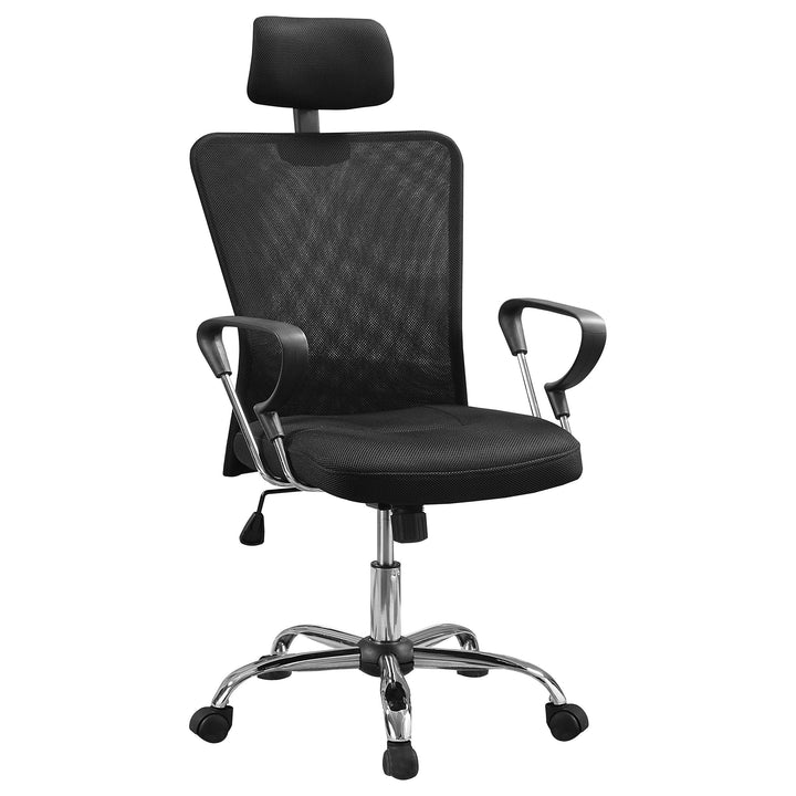 Coaster Furniture 800206 Stark Upholstered Adjustable Mesh Office Desk Chair Black