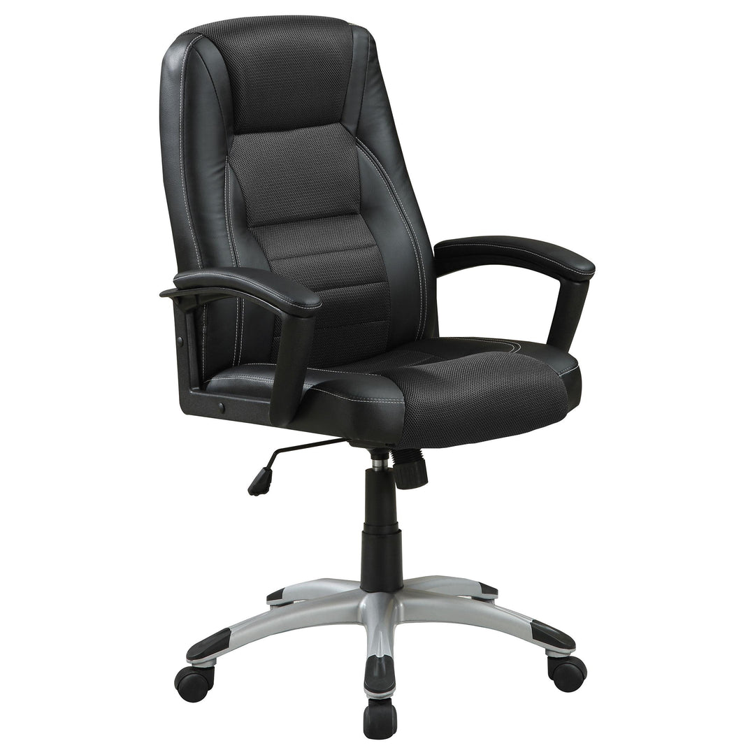 Coaster Furniture 800209 Dione Upholstered Adjustable Home Office Desk Chair Black