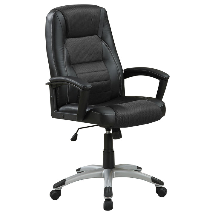 Coaster Furniture 800209 Dione Upholstered Adjustable Home Office Desk Chair Black
