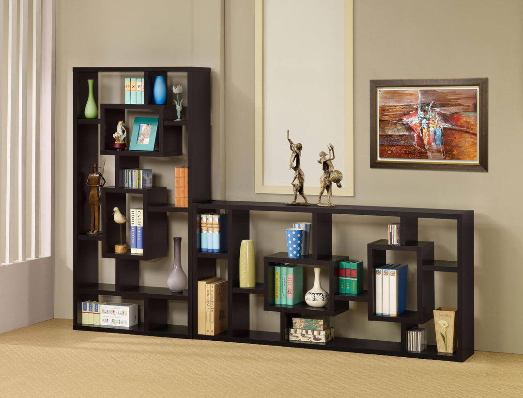 Coaster Furniture 800259 Corey 71-inch 8-shelf Bookshelf Cappuccino