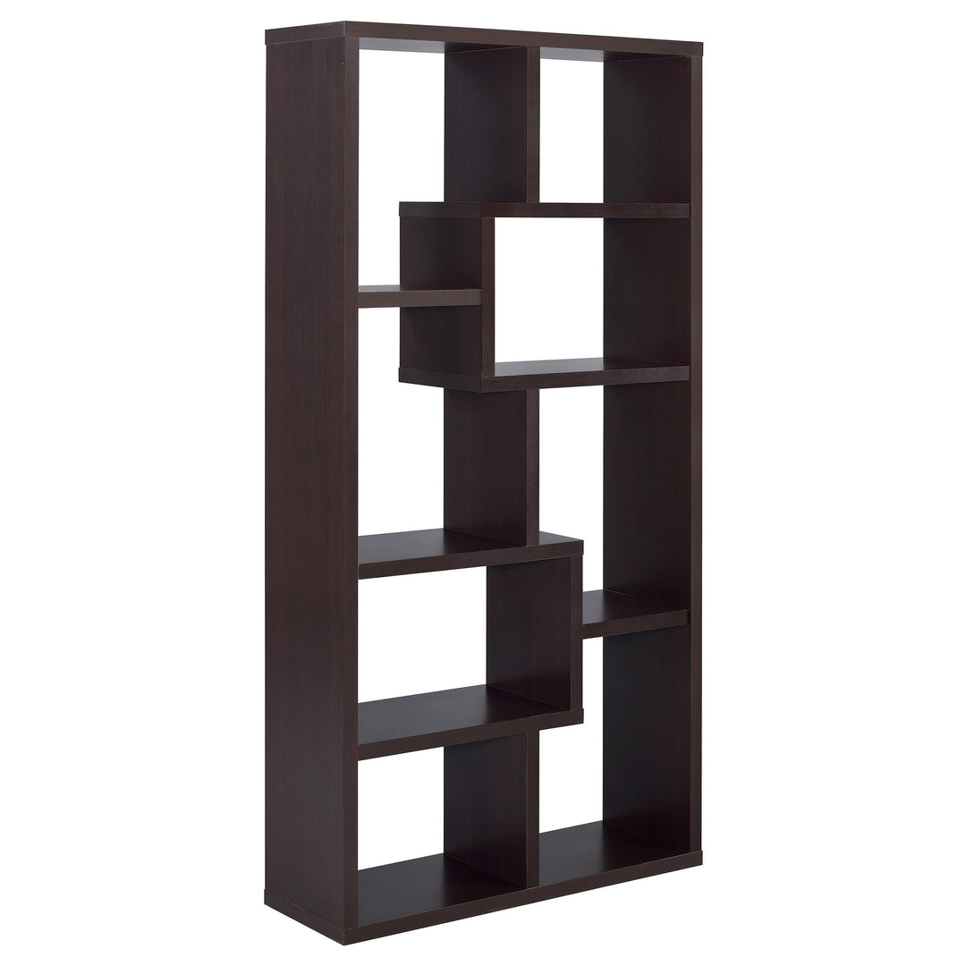 Coaster Furniture 800264 Theo 71-inch 7-shelf Bookshelf Cappuccino