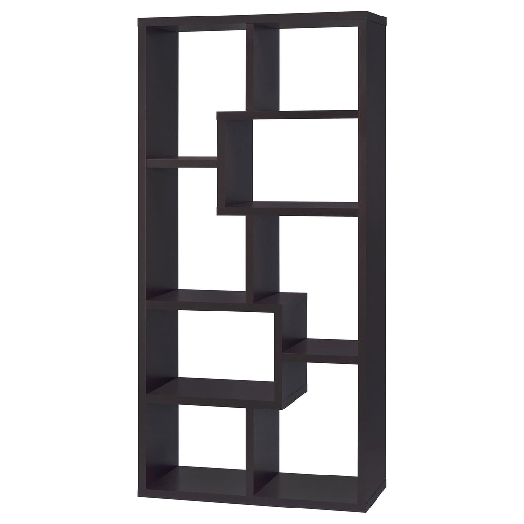 Coaster Furniture 800264 Theo 71-inch 7-shelf Bookshelf Cappuccino