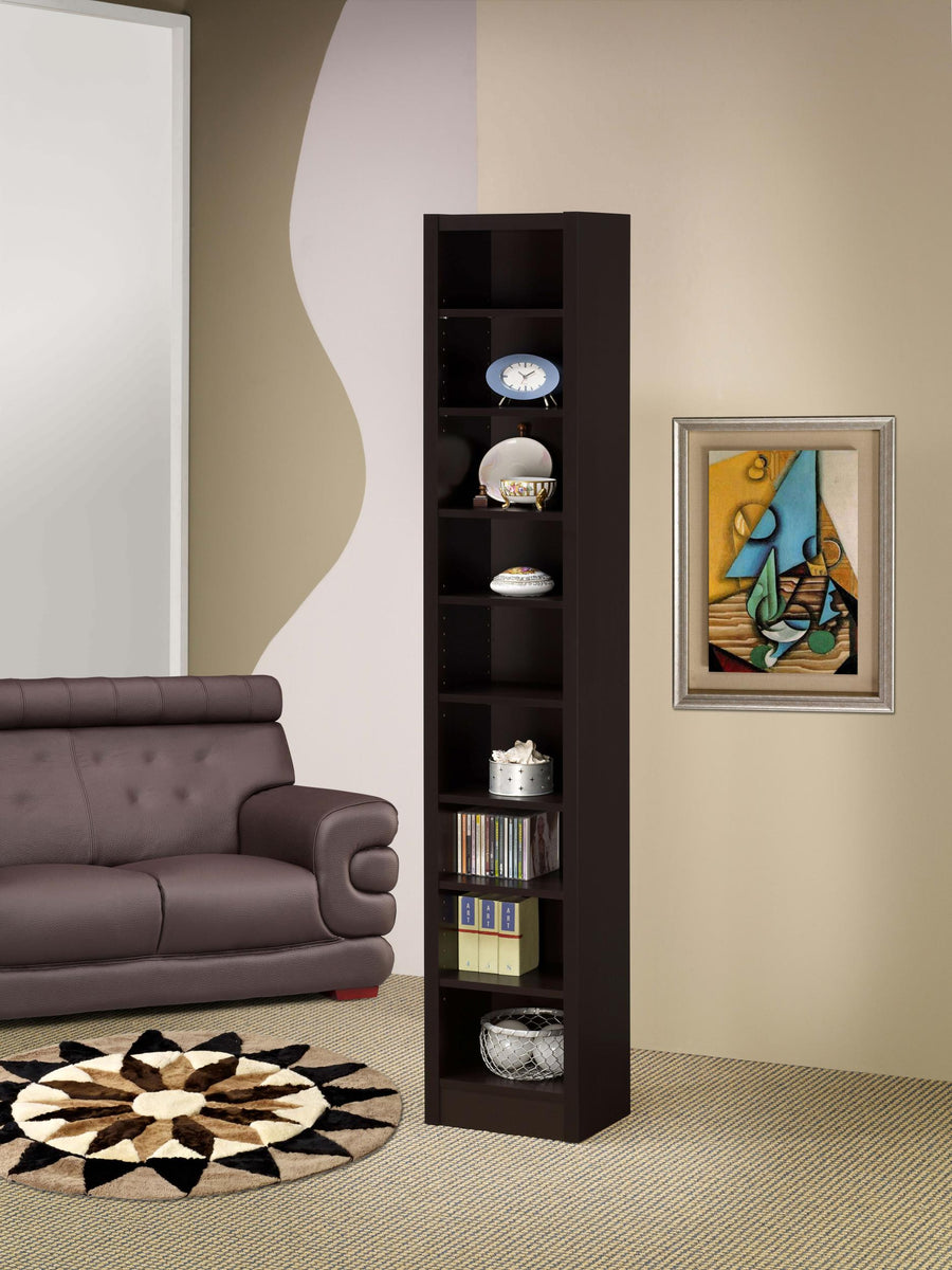 Coaster Furniture 800285 Eliam 71-inch 9-shelf Bookcase Cappuccino