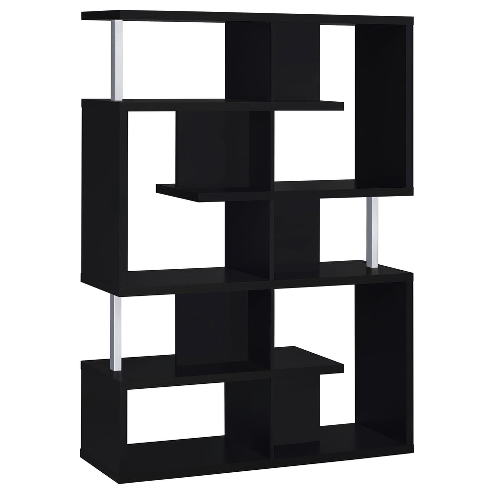 Coaster Furniture 800309 Hoover 63-inch 5-shelf Bookshelf Black