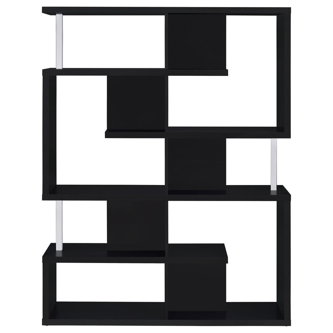 Coaster Furniture 800309 Hoover 63-inch 5-shelf Bookshelf Black