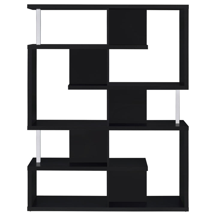 Coaster Furniture 800309 Hoover 63-inch 5-shelf Bookshelf Black