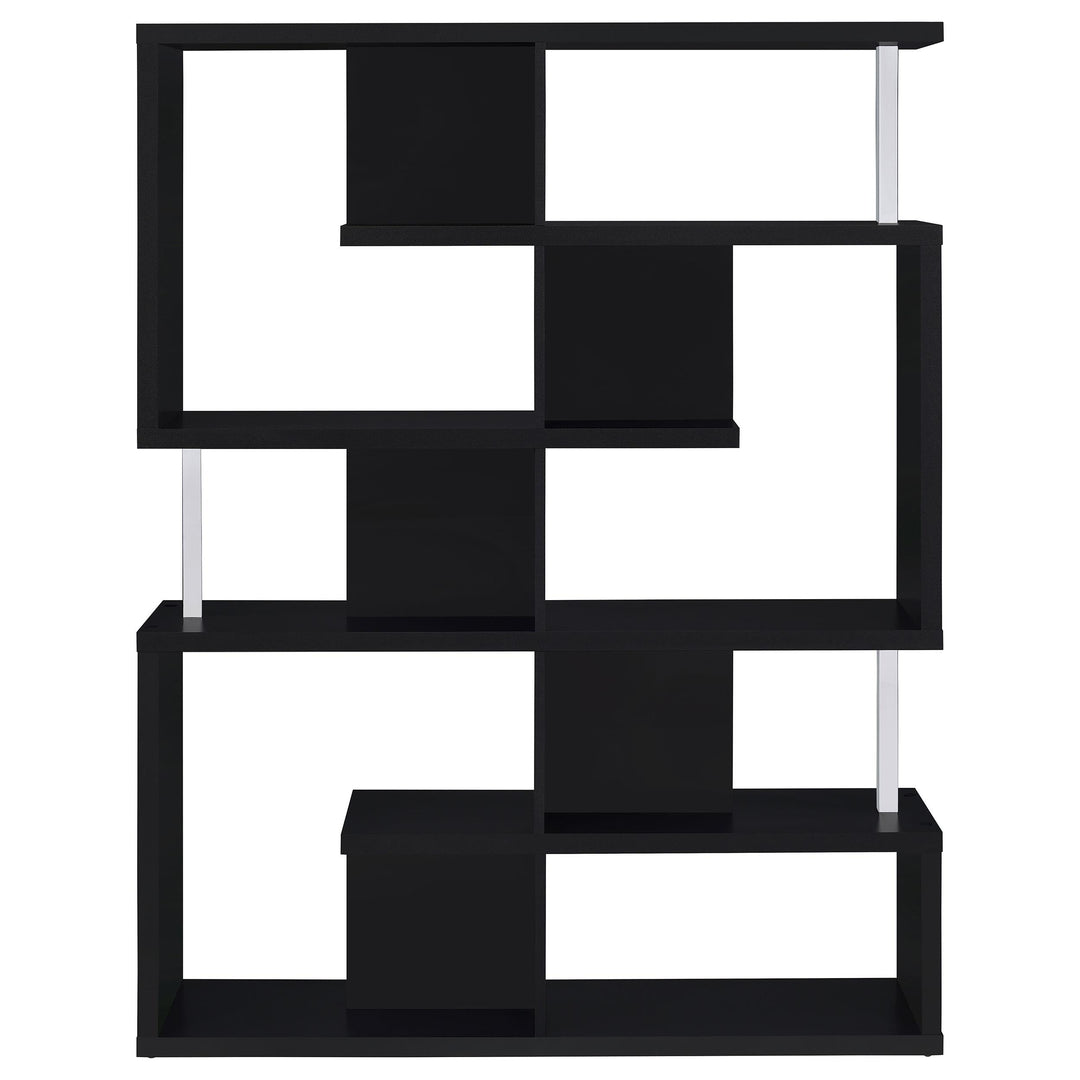 Coaster Furniture 800309 Hoover 63-inch 5-shelf Bookshelf Black