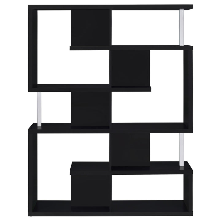 Coaster Furniture 800309 Hoover 63-inch 5-shelf Bookshelf Black