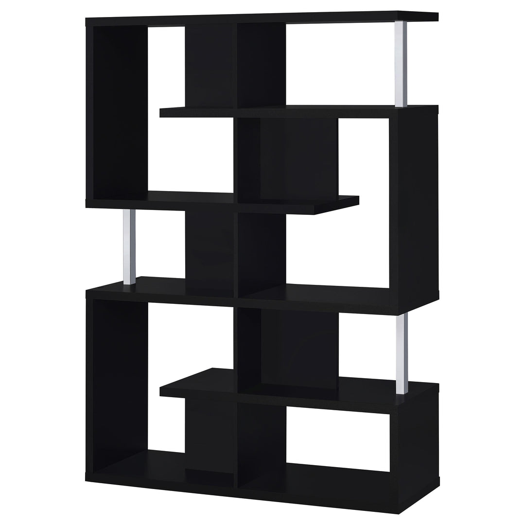 Coaster Furniture 800309 Hoover 63-inch 5-shelf Bookshelf Black