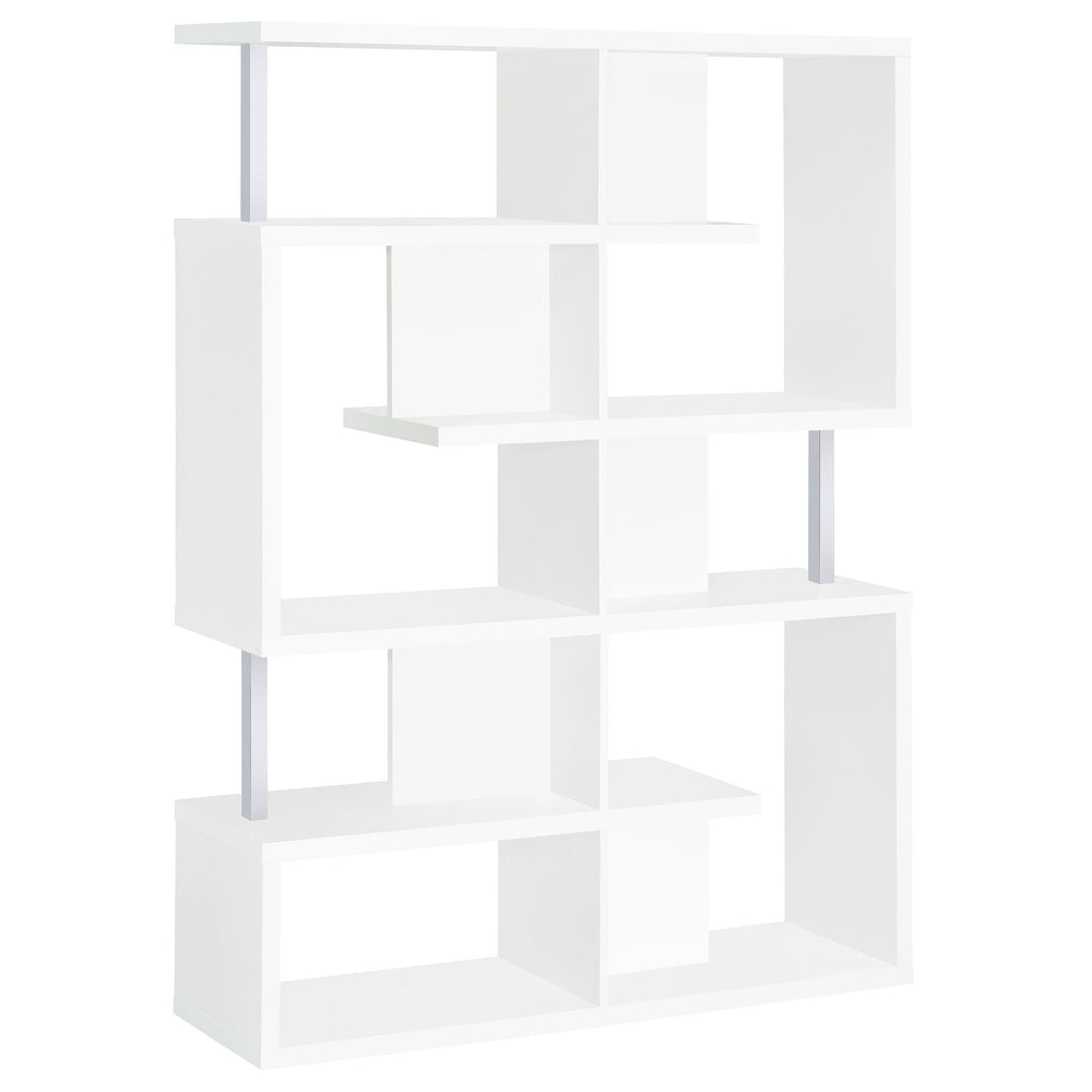 Coaster Furniture 800310 Hoover 63-inch 5-shelf Bookshelf White