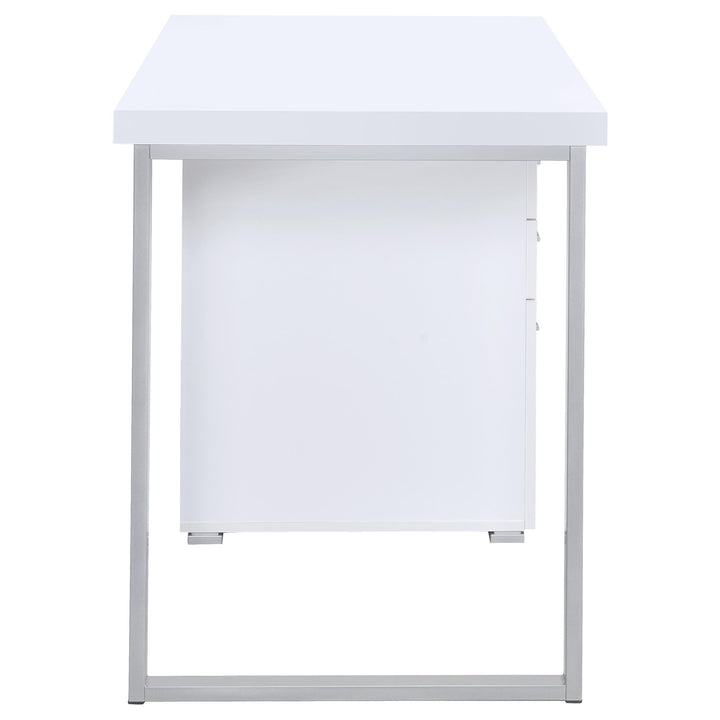 Coaster Furniture 800325 Brennan 47-inch 3-drawer Office Computer Desk White