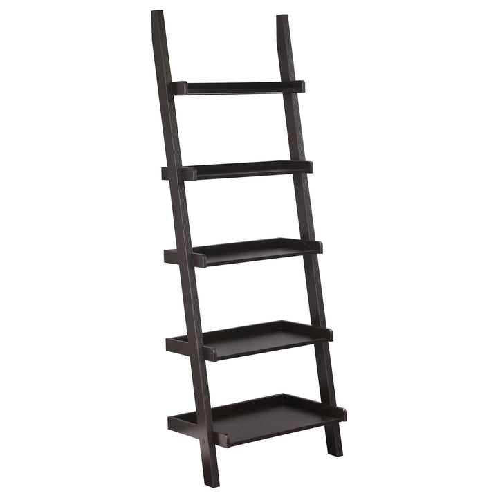 Coaster Furniture 800338 Colella 72-inch 5-shelf Ladder Bookshelf Cappuccino