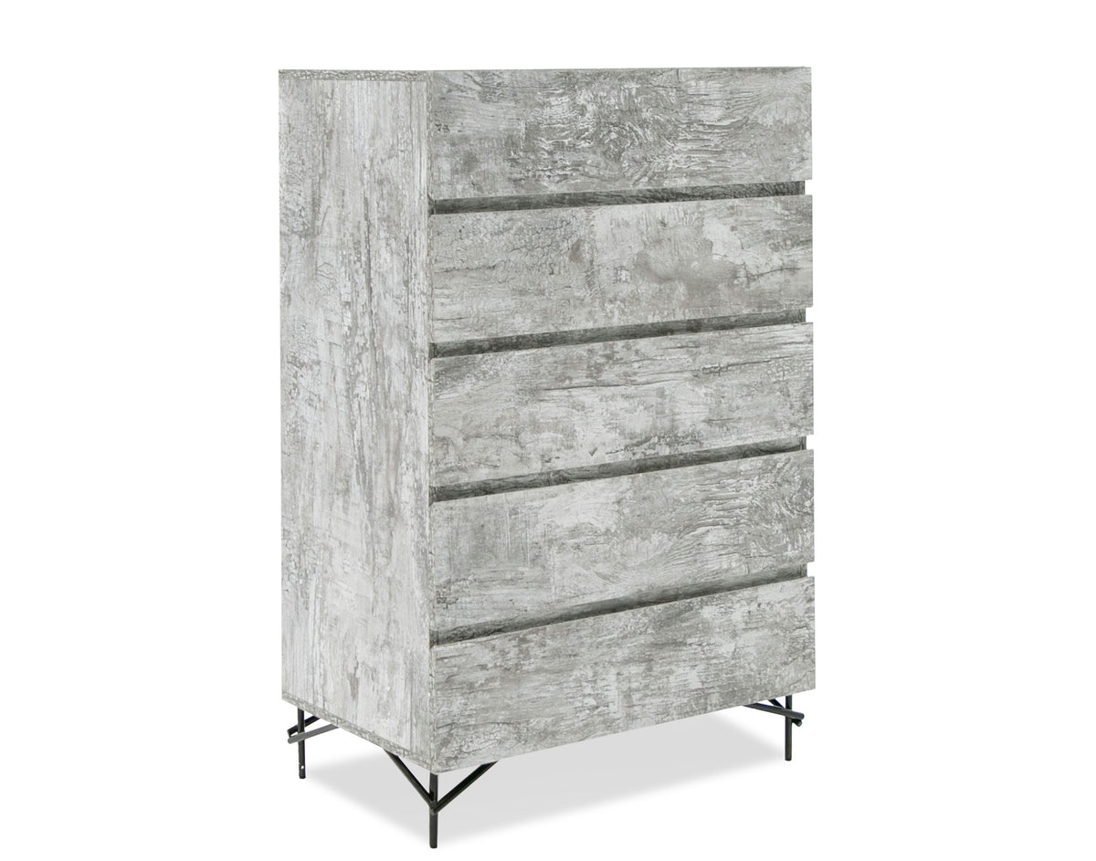 Aria - Italian Modern Multi Grey with texture Chest - View 2