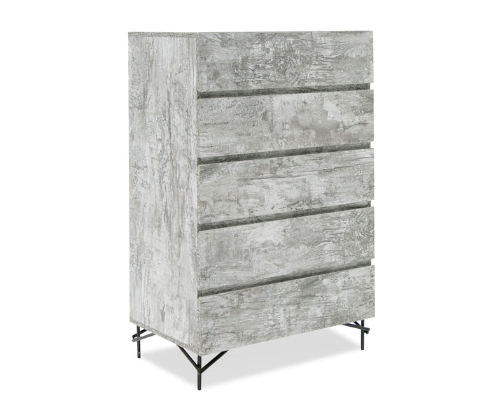 Aria - Italian Modern Multi Grey with texture Chest - View 2