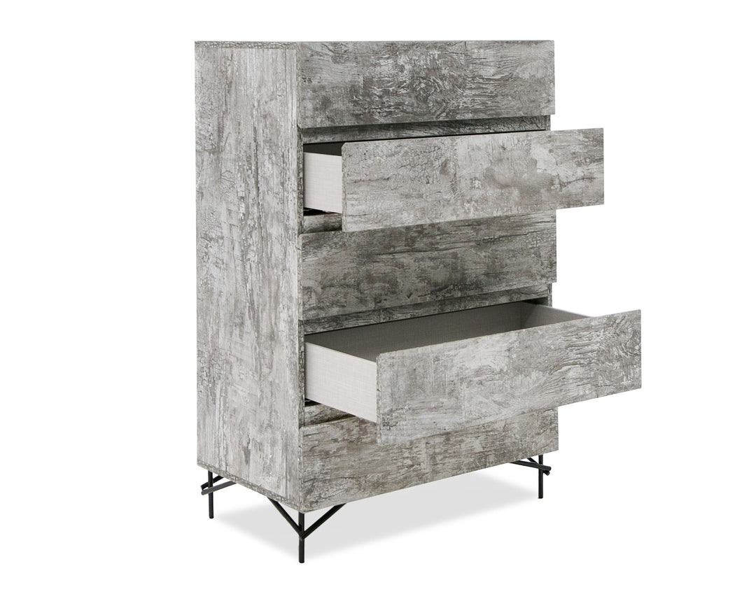 Aria  Italian Modern Multi Grey with texture Chest