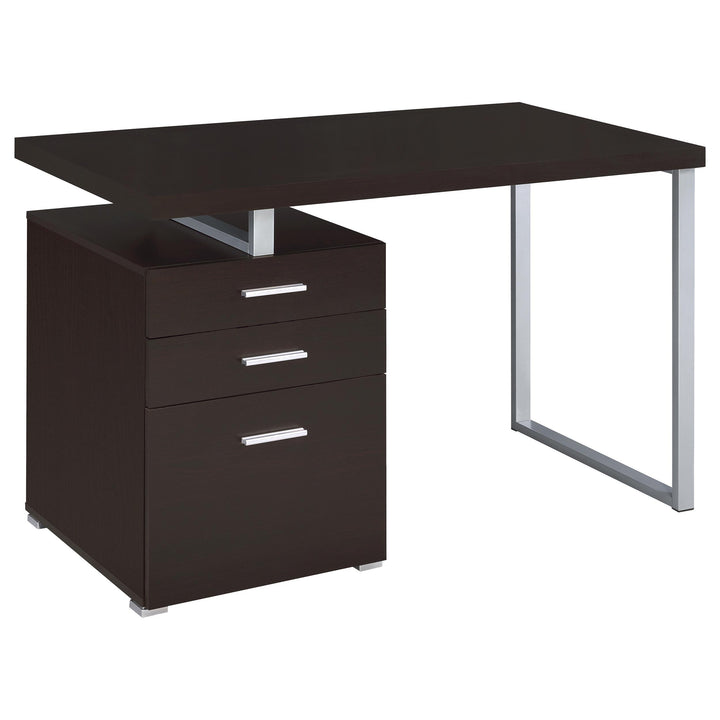 Coaster Furniture 800519 Brennan 47-inch 3-drawer Office Computer Desk Cappuccino