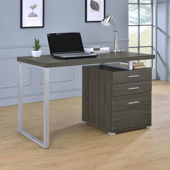 Coaster Furniture 800520 Brennan 47-inch 3-drawer Office Computer Desk Weathered Grey