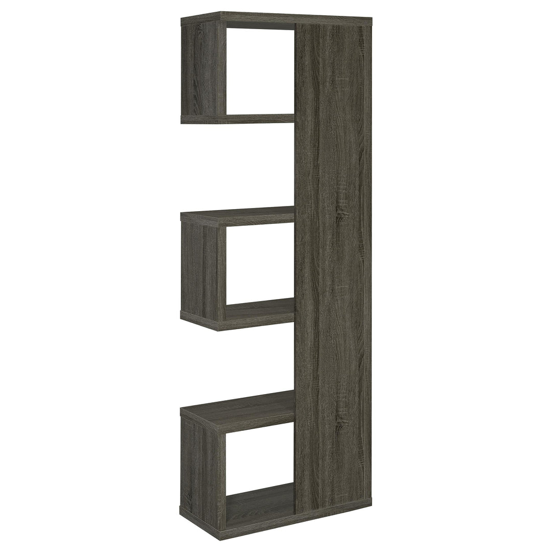 Coaster Furniture 800552 Joey 71-inch 5-shelf Bookshelf Weathered Grey