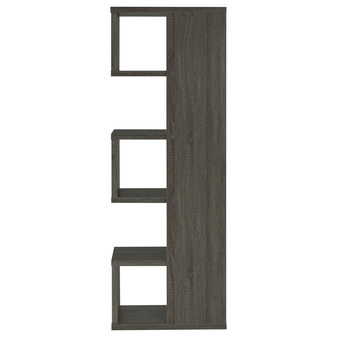 Coaster Furniture 800552 Joey 71-inch 5-shelf Bookshelf Weathered Grey