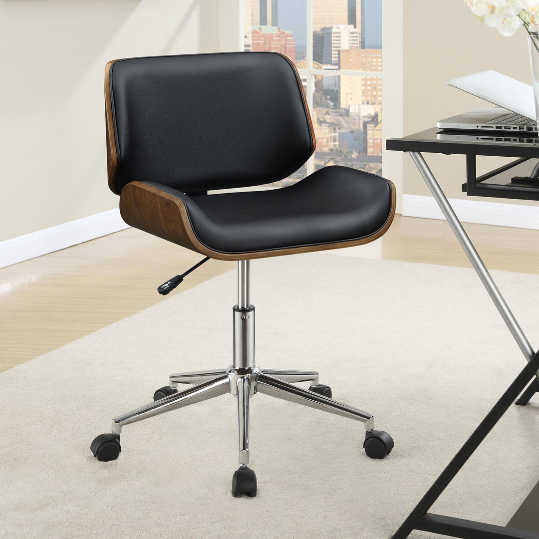 Coaster Furniture 800612 Addington Upholstered Adjustable Office Desk Chair Black