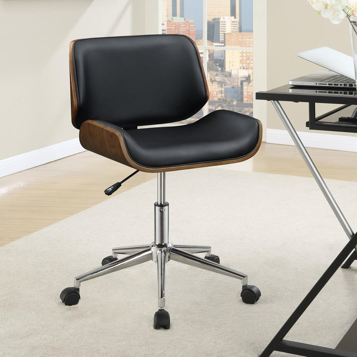 Coaster Furniture 800612 Addington Upholstered Adjustable Office Desk Chair Black