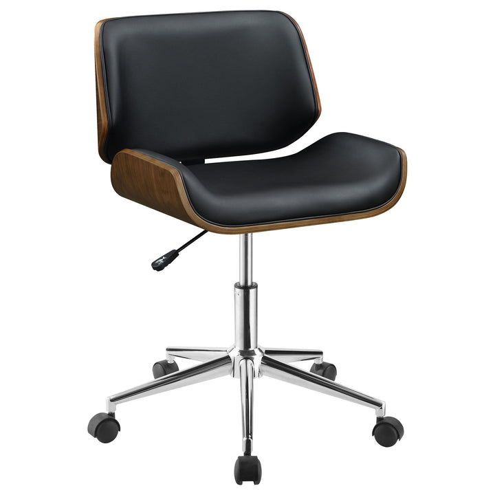 Coaster Furniture 800612 Addington Upholstered Adjustable Office Desk Chair Black