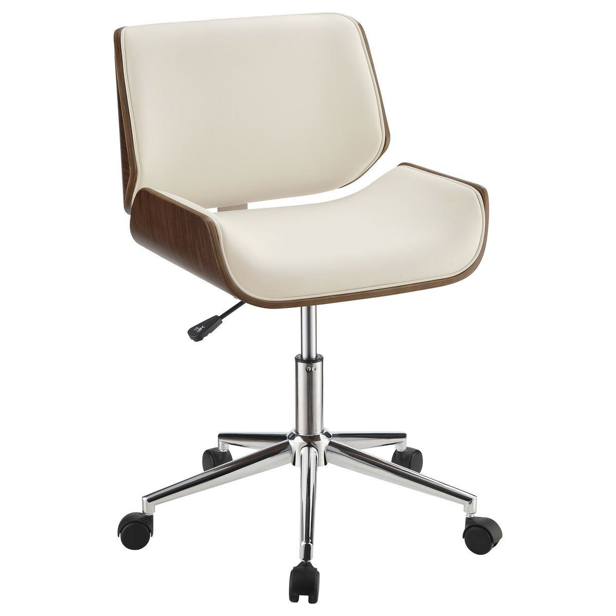 Addington - Upholstered Adjustable Office Desk Chair - Ecru