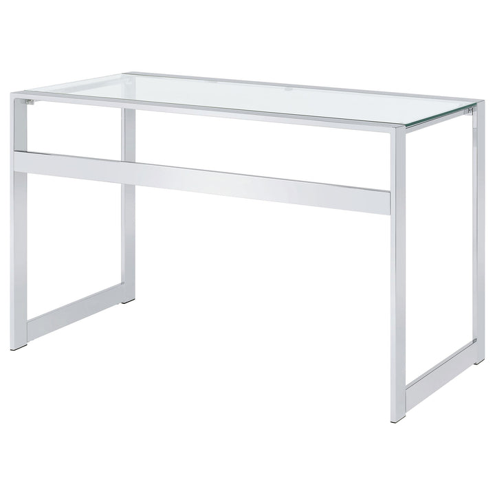 Coaster Furniture 800746 Hartford 47-inch Glass Top Writing Desk Chrome