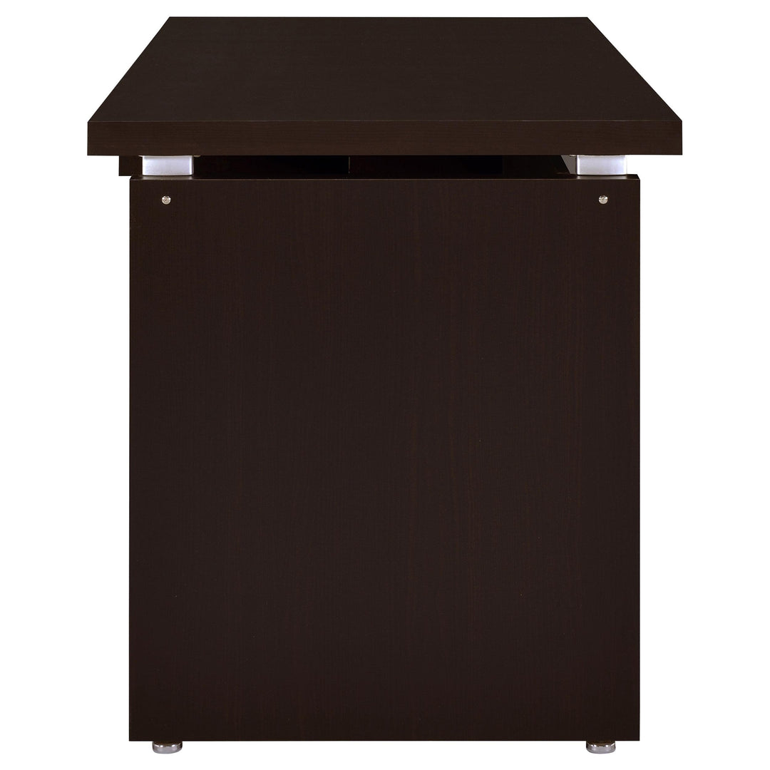 Coaster Furniture 800891L Skylar 83-inch L-Shaped Office Computer Desk Cappuccino