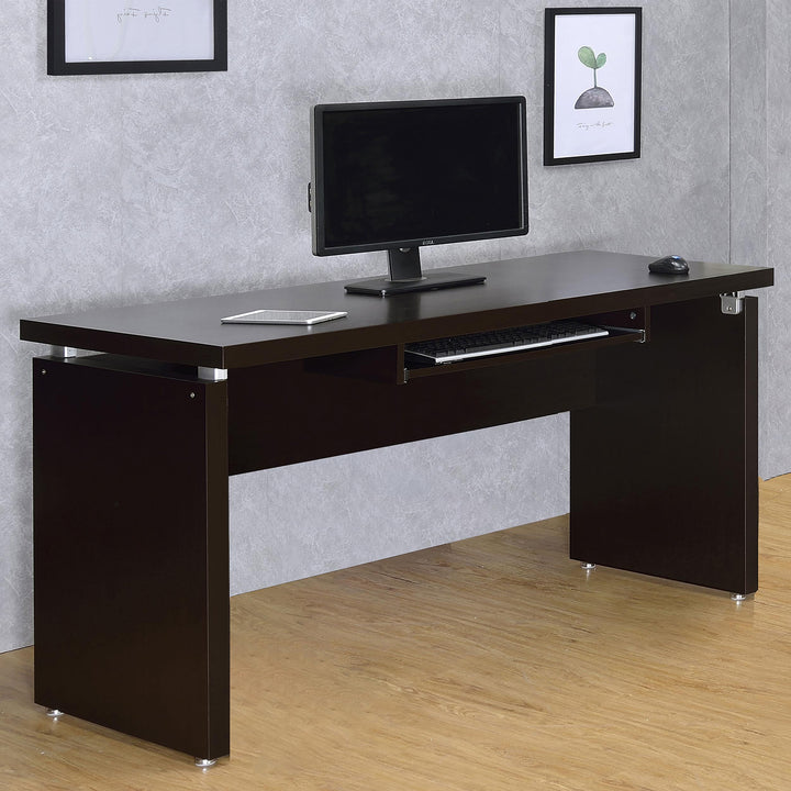 Coaster Furniture 800891 Skylar 55-inch Computer Desk with Keyboard Drawer Cappuccino