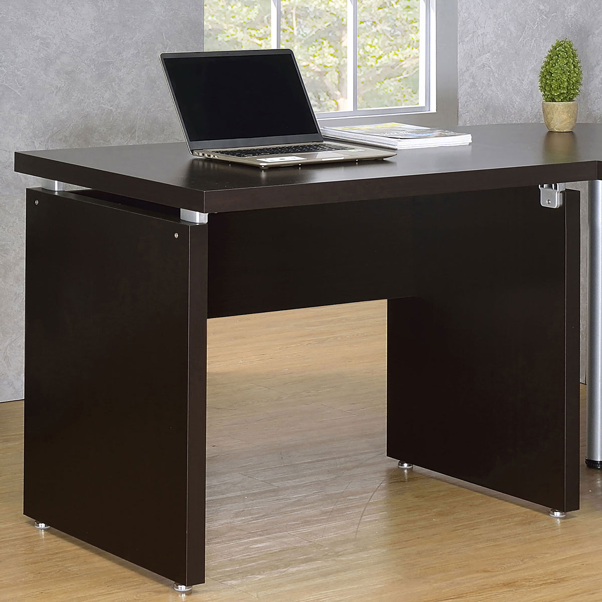 Skylar - Engineered Wood Writing Desk - Cappuccino