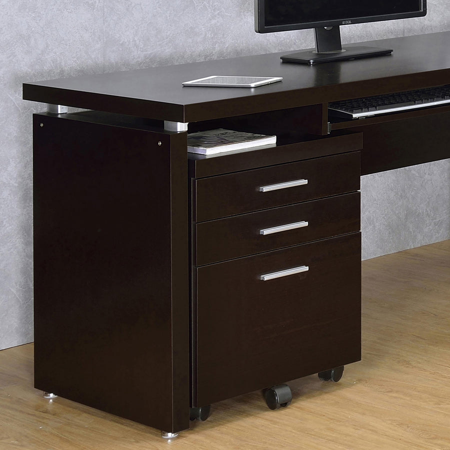 Coaster Furniture 800894 Skylar 3-drawer Home Office Mobile File Cabinet Cappuccino