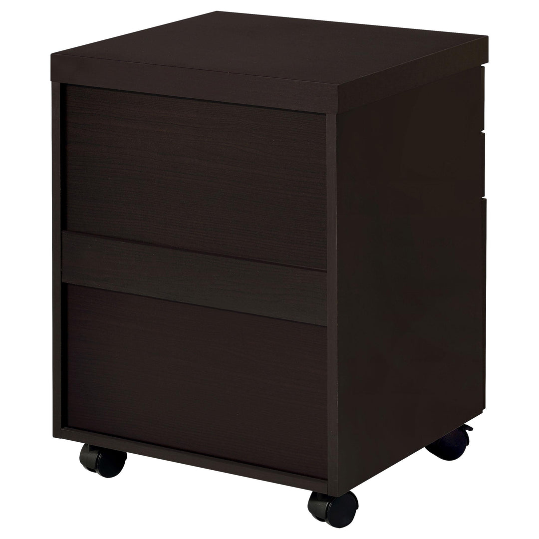 Coaster Furniture 800894 Skylar 3-drawer Home Office Mobile File Cabinet Cappuccino
