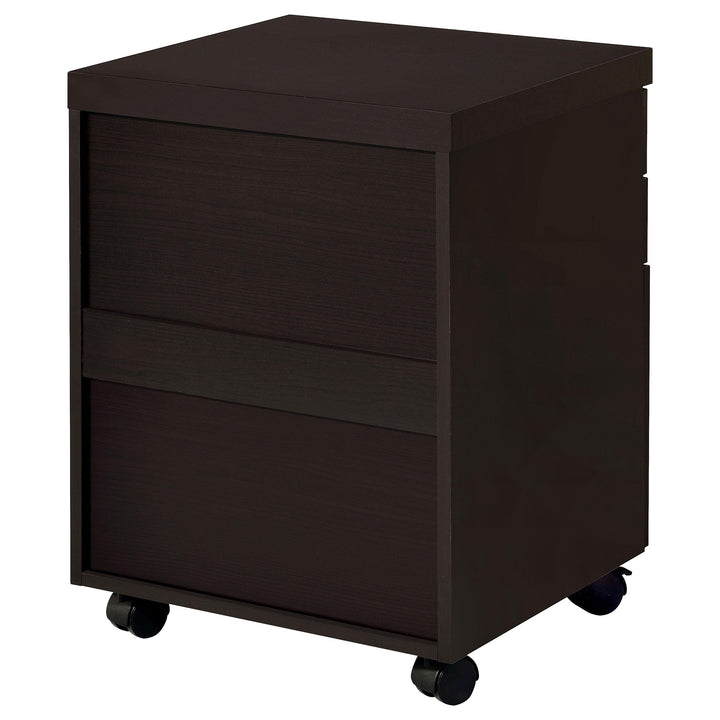 Coaster Furniture 800894 Skylar 3-drawer Home Office Mobile File Cabinet Cappuccino