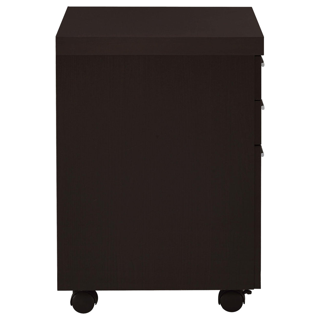 Coaster Furniture 800894 Skylar 3-drawer Home Office Mobile File Cabinet Cappuccino