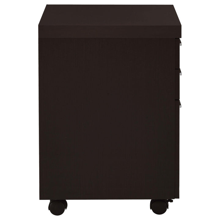 Coaster Furniture 800894 Skylar 3-drawer Home Office Mobile File Cabinet Cappuccino