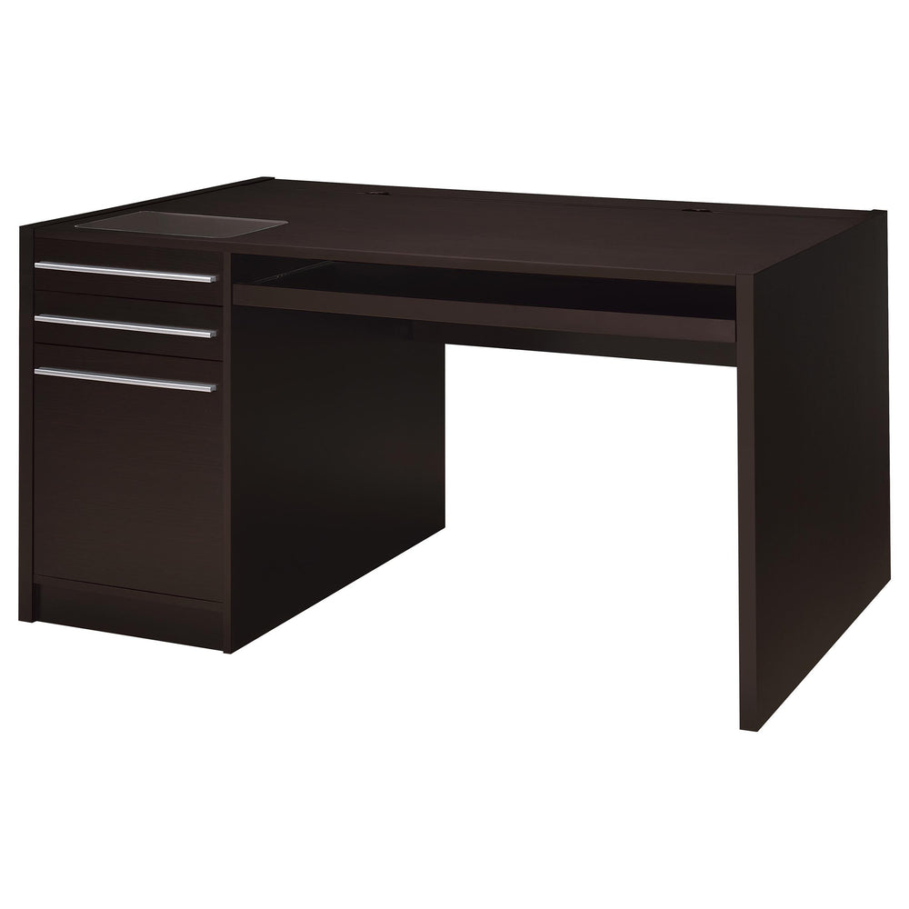 Coaster Furniture 800982 Halston 60-inch 3-drawer Office Computer Desk Cappuccino