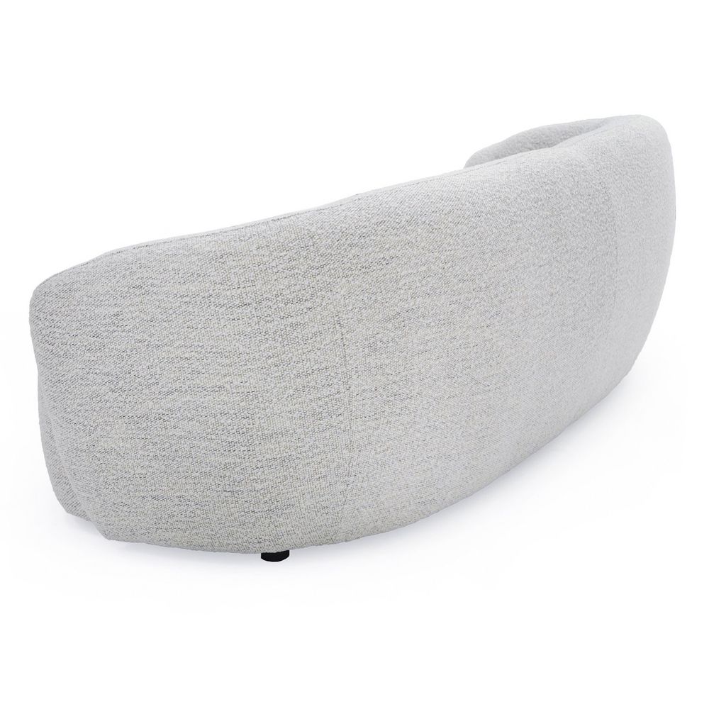Omaha - Modern Off White Fabric Sofa - View 5