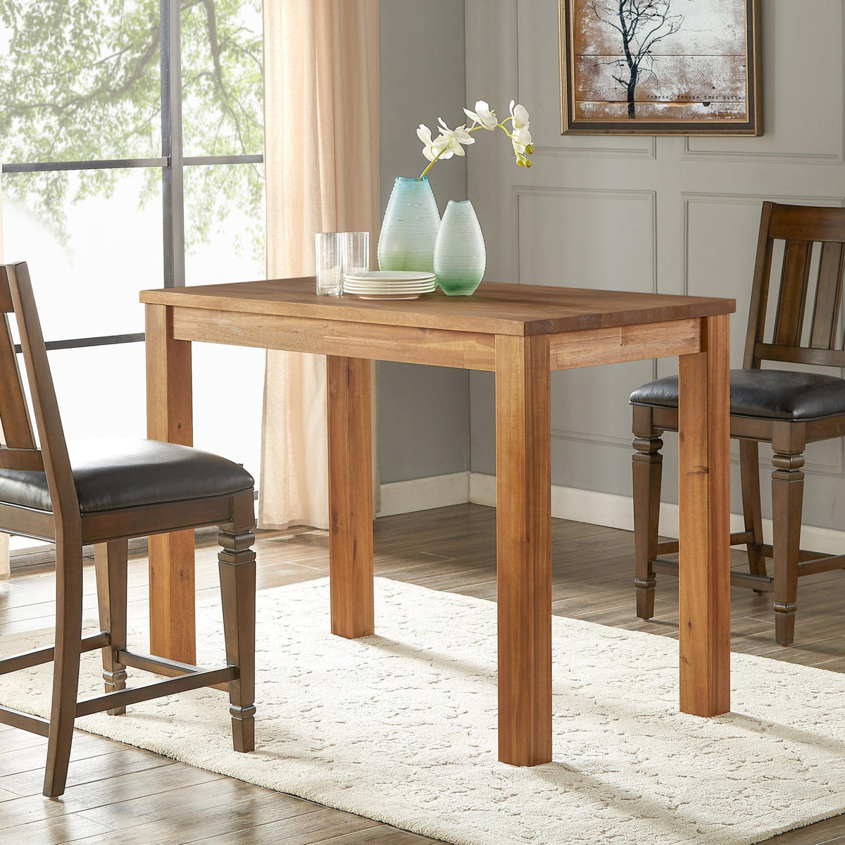 Tiburon 36" High Dining Table - Amber - view 2