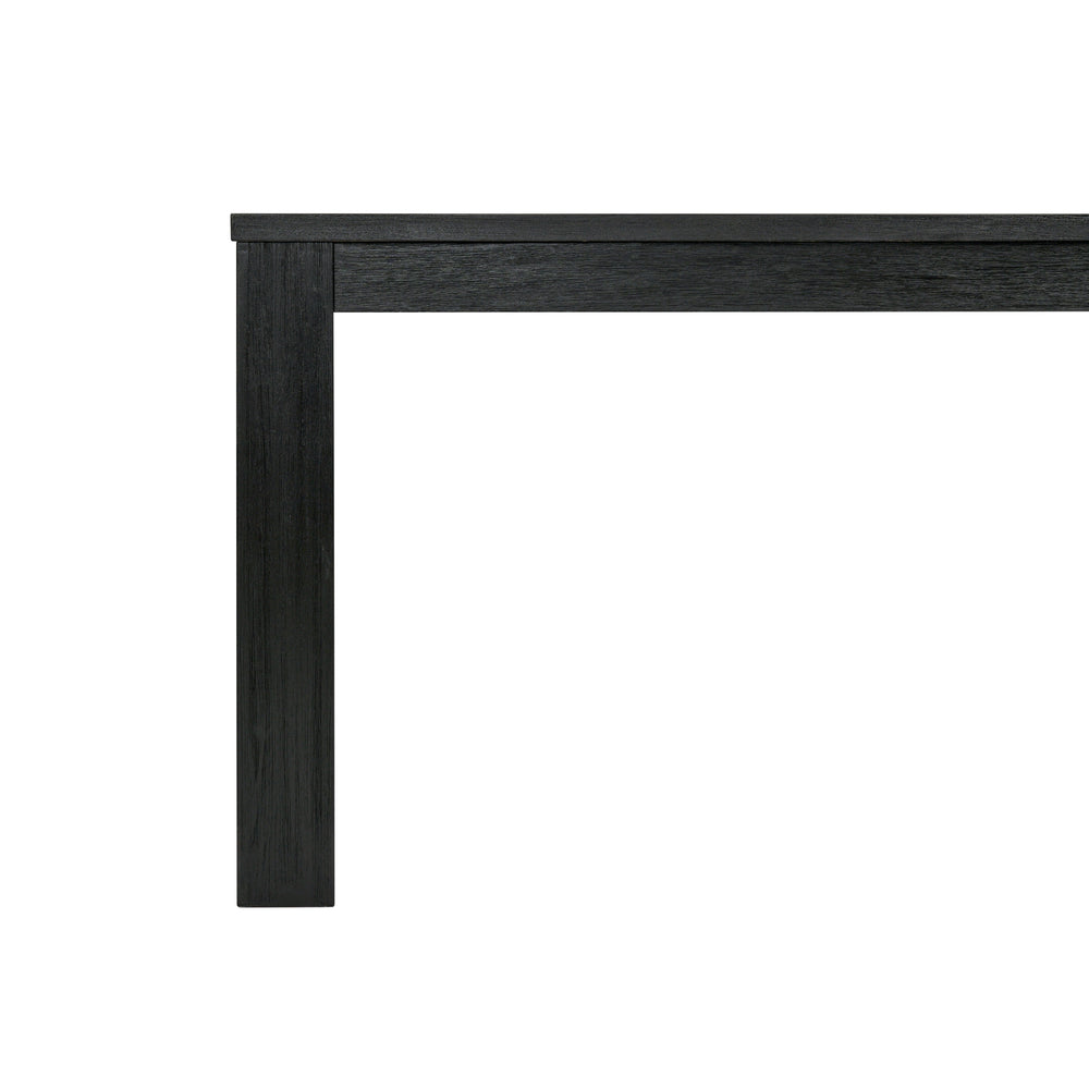 Bedford 75" Rectangular Dining Table Square Legs - Brushed Black - view 7